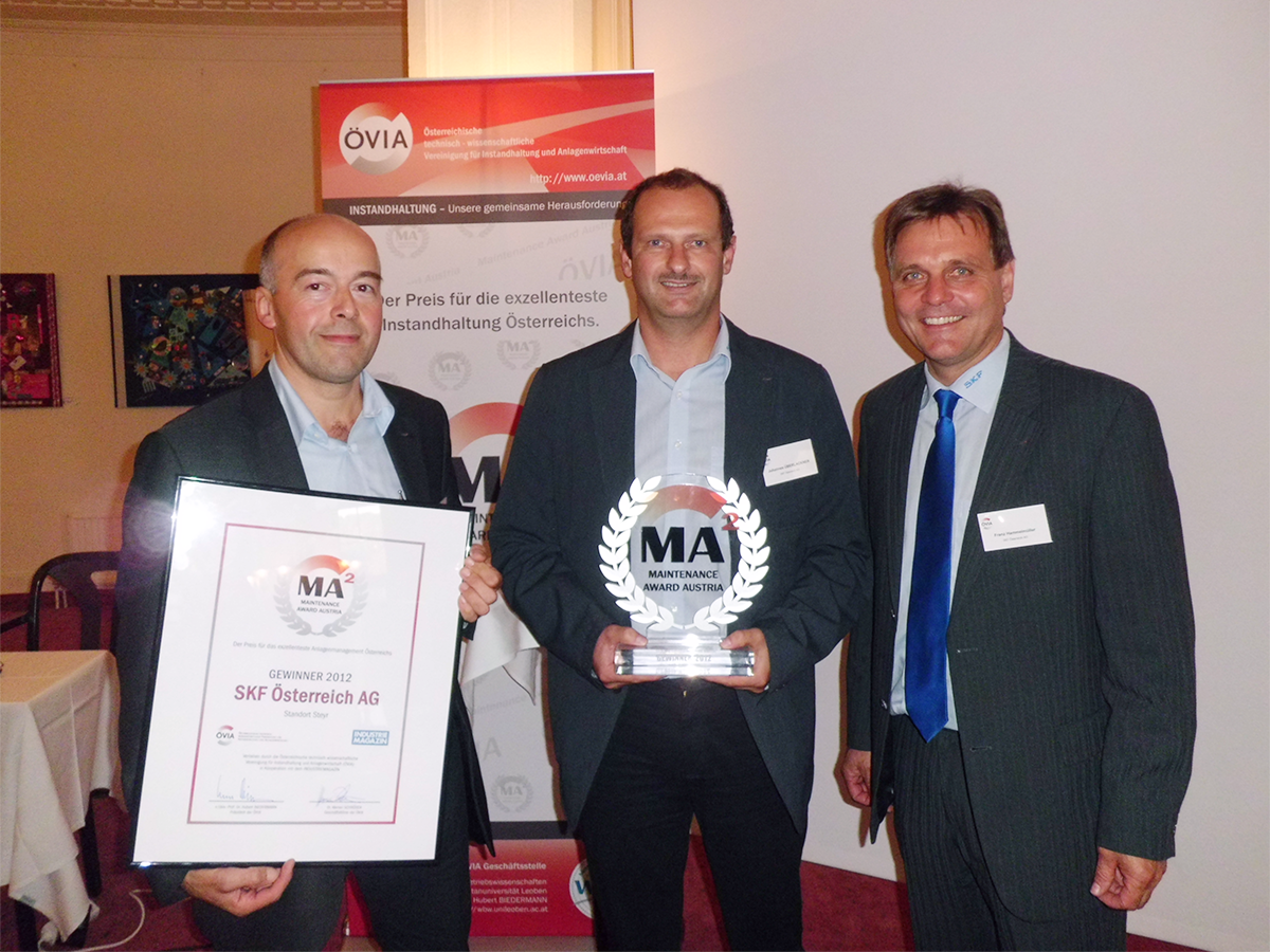 Maintenance Award Austria 2012 - SKF