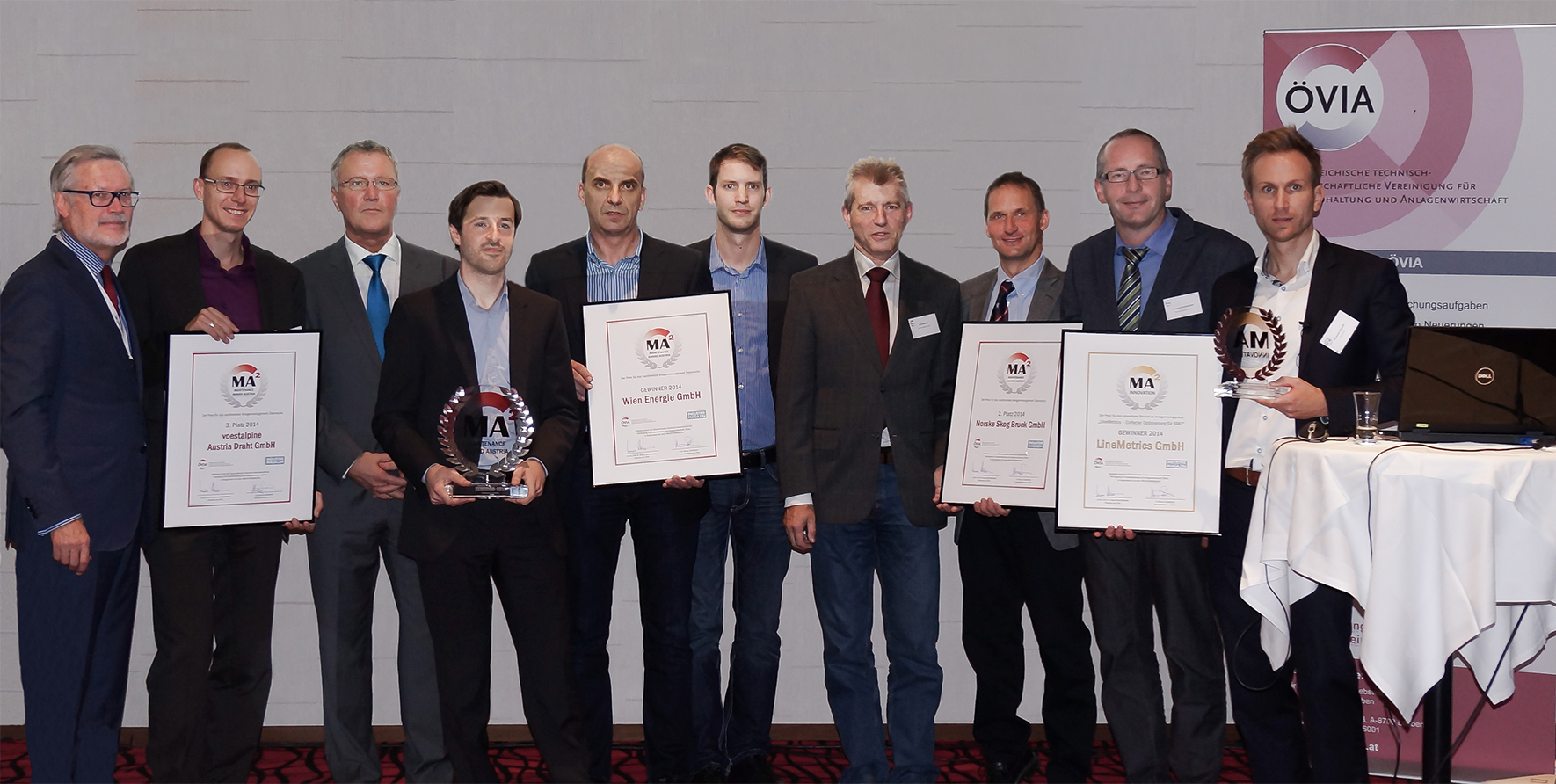 Maintenance Award Austria 2014 - Finalisten und Gewinner